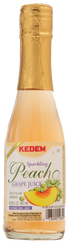 Kedem Sparkling Peach Grape Juice 187ml